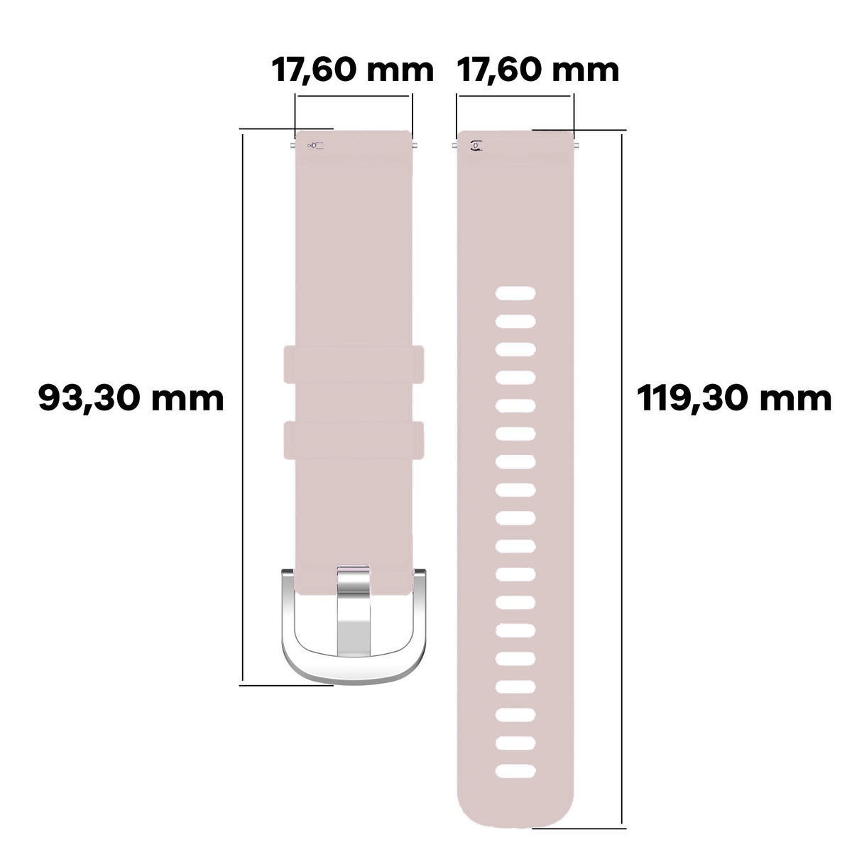 Silikonowy pasek Bizon Strap Watch Silicone Pro T